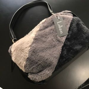 NWT Boho Latique Fur-Tastic Satchel